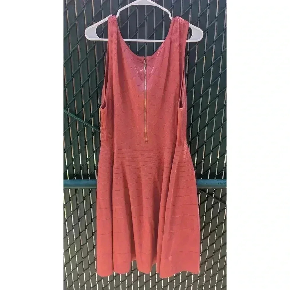 Women's sleeveless sweater dress in terra cotta/Rust by Torrid in size 3 (Plus) - Picture 2 of 6